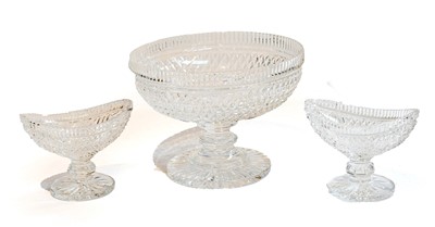 Lot 94 - A Waterford crystal 7.5" footed bowl, together...
