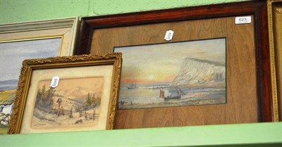 Lot 623 - Shakespeare, 'Cliff, Dover', circa 1900 and another picture