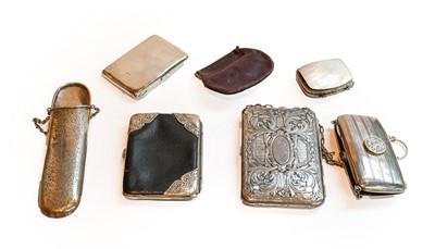 Lot 259 - A collection of assorted silver, silver plate...