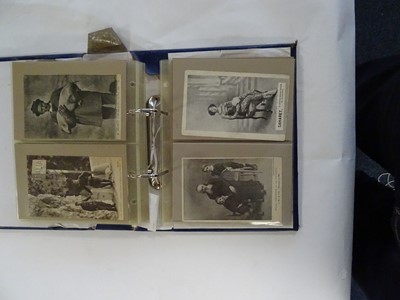 Lot 367 - Another blue album containing approx. 77 cards...