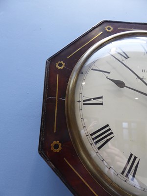 Lot 161 - A Mahogany Wall Timepiece, signed Hamley, Duke...