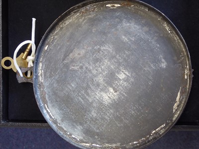 Lot 163 - A Brass Cased Bulk Head Wall Timepiece, signed...