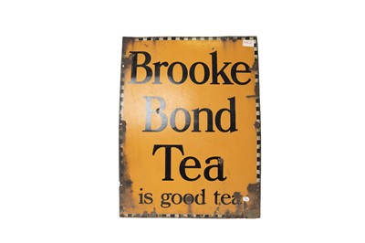 Lot 3154 - Brooke Bond Tea Enamel Advertising Sign