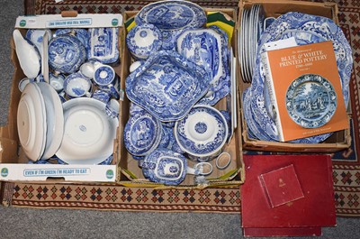 Lot 349 - A large quantity of Spode blue and white...