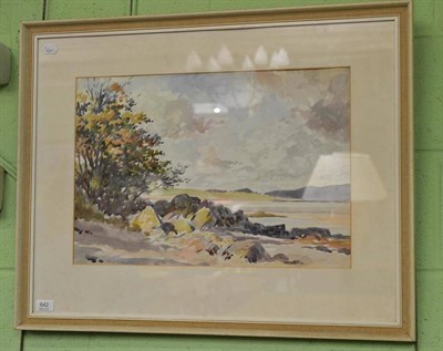 Lot 642 - A watercolour by Robert Forrester, ";The Solway"