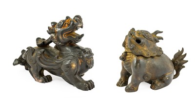 Lot 685 - A Chinese Bronze Figural Censer, in Ming style,...
