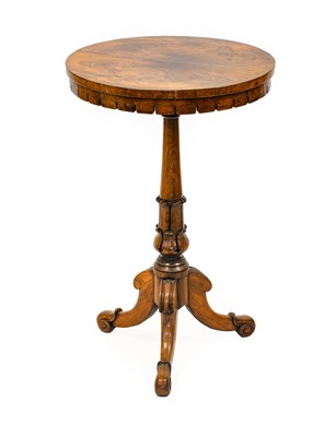 Lot 1243 - A George IV Rosewood Circular Tripod Table,...