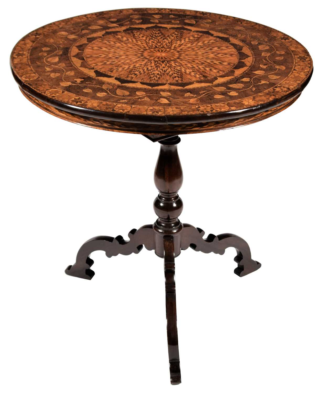 Lot 282 - A Good 19th Century Continental Walnut and...