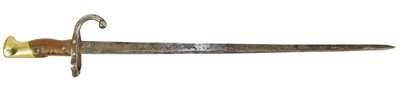 Lot 211 - Four Bayonets:- a French Mle 1866 Chassepot...