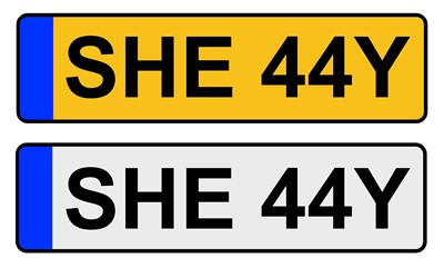 Lot 257A - Cherished Registration Number SHE 44Y, with...