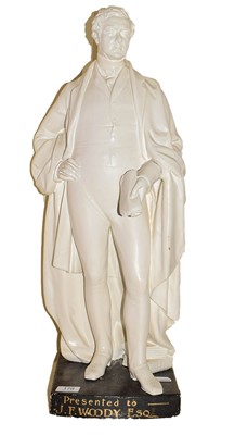 Lot 178 - After M. Noble, 19th century statue of Sir...