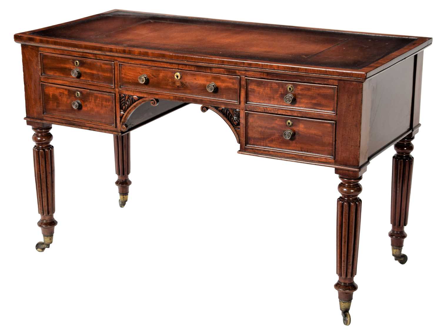 Lot 263 - A William IV Mahogany Writing Table, 2nd...