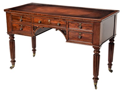 Lot 263 - A William IV Mahogany Writing Table, 2nd...