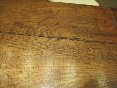 Lot 241 - An 18th Century Oak Refectory Dining Table, of...