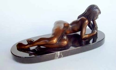 Lot 24 - Ronald Cameron "Poolside", bronze, edition...