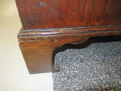 Lot 248 - A George III Oak Straight Front Chest of...