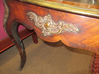 Lot 329 - A Louis XV Style Kingwood, Rosewood...