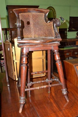 Lot 682 - A child's high chair