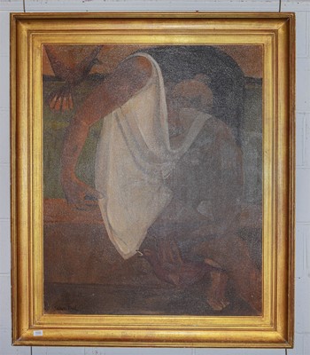 Lot 1092 - Saint Paul (20th century) A seated nubian girl,...