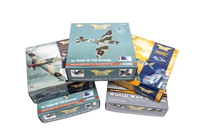 Lot 3395 - Corgi Aviation Archive 1:72 WWII RAF Group