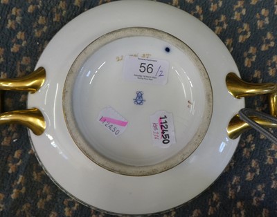 Lot 56 - ^ A Pair of Sevres Porcelain Twin-Handled...
