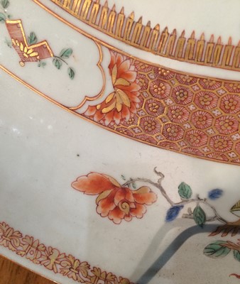 Lot 80 - ^ A Chinese Armorial Porcelain Saucer Dish,...