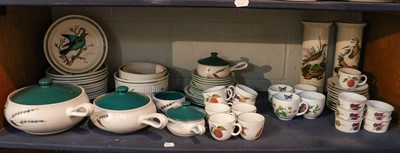 Lot 233 - Royal Worcester Evesham dinnerwares,...