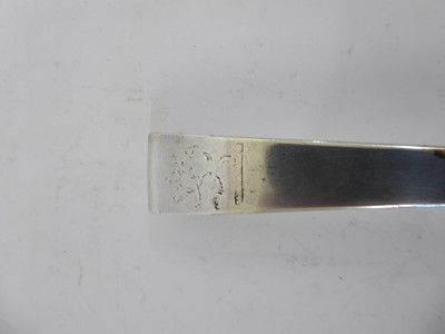 Lot 2245 - ^  A George III Irish Provincial Silver Basting-Spoon