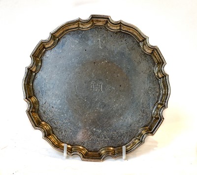 Lot 266 - A George V Silver Salver, by Cohen and Charles,...