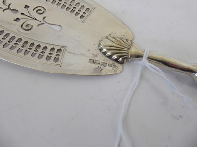 Lot 2246 - ^  A Russian Silver Fish-Slice