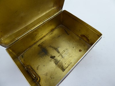 Lot 39 - A Victorian silver trinket-box, maker's mark...