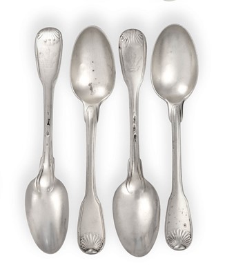Lot 2248 - ^  Seven Louis XV Silver Spoons