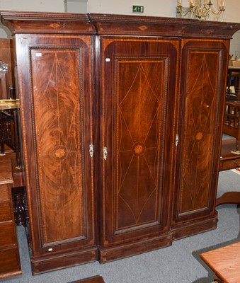 Lot 1267 - A 19th century Sheraton revival mahogany...