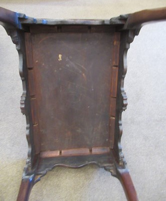 Lot 280 - ^ A 19th Century Carved Mahogany Silver Table,...