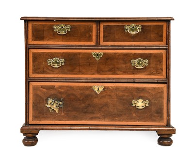 Lot 283 - ^  A William & Mary Style Oyster-Veneered...