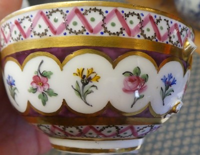 Lot 49 - ^ A Sevres Porcelain Teacup and Saucer, circa...
