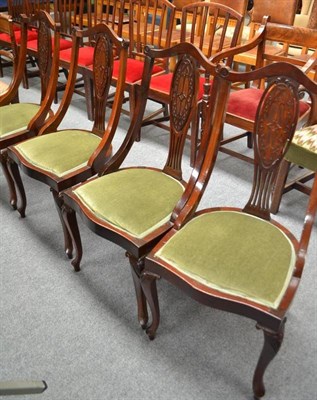 Lot 712 - Four Edwardian chairs