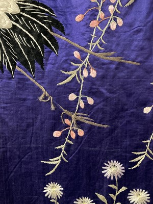 Lot 2184 - An Early 20th Century Japanese Silk Wall...