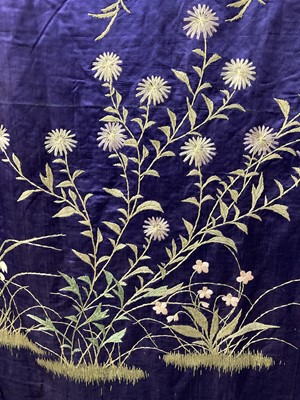 Lot 2184 - An Early 20th Century Japanese Silk Wall...