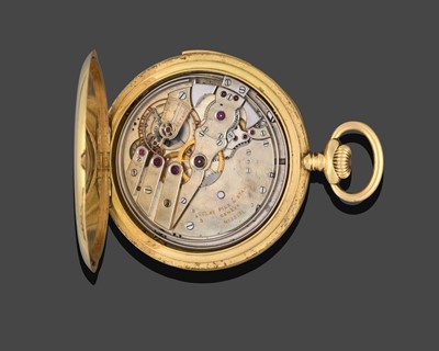Lot 2134 - ^  Golay Fils & Stahl: An 18 Carat Gold Minute Repeater Open Faced Pocket Watch