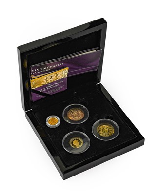 Lot 221 - Tristan da Cunha, 4 x Gold Proof Coins...