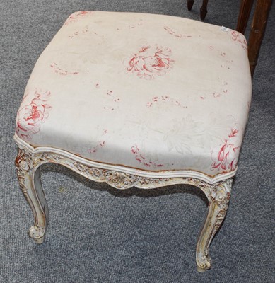 Lot 1167 - A late 19th/early 20th-century French stool,...