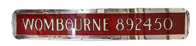 Lot 3173 - Wombourne 892450 Vehicle Sign
