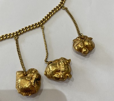 Lot 2017 - A Necklace, Late Qing Dynasty