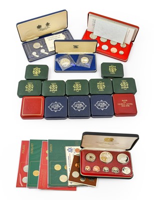 Lot 69 - 3 x Commonwealth Proof Sets comprising: Papua...