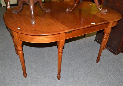 Lot 733 - Mahogany D-end table