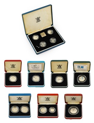 Lot 196 - A Collection of 13 x UK Silver Proofs...