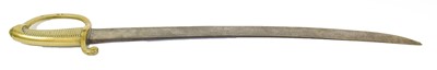 Lot 235 - A French Model 1842 Yataghan Sword Bayonet,...