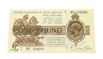 Lot 258 - Treasury Note £1, Second Fisher Issue (Feb....