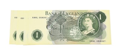 Lot 271 - Bank of England, 8 x £1 Fforde, series ‘C’...